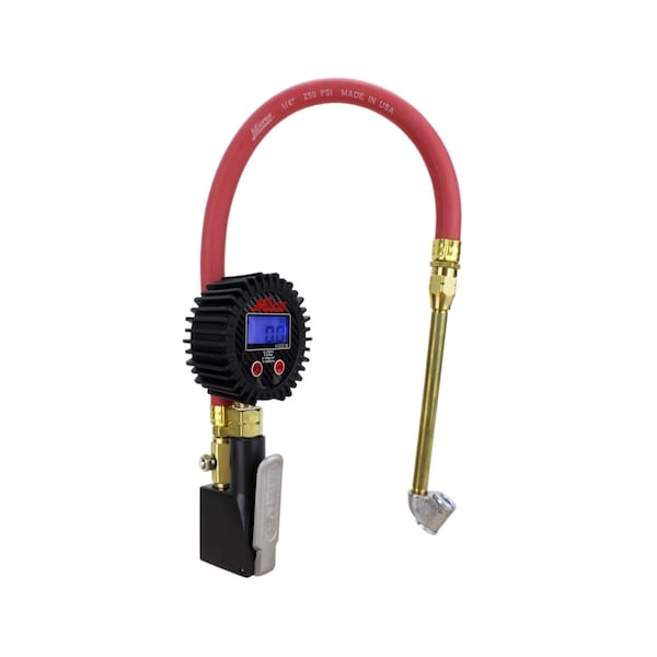 Compact Inflator Gauge W/ Digital Gauge And Dual H